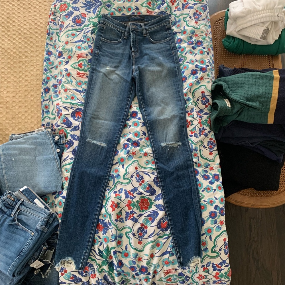 J Brand Mid-Rise jeans